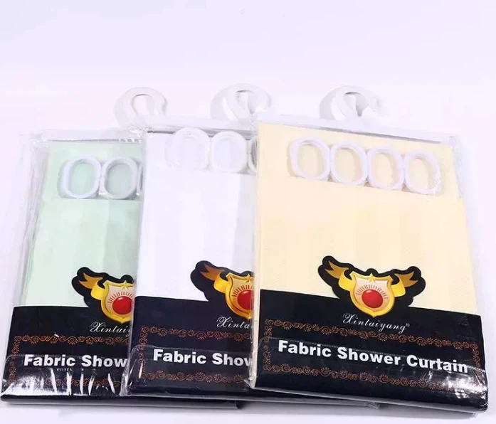fabric shower curtain