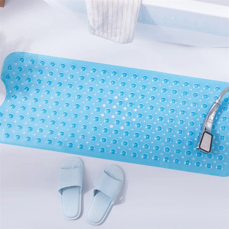 40*100cm Bathroom Non-slip Mat Bath Massage Foot Mat Long PVC Bathtub Mat Shower Mat