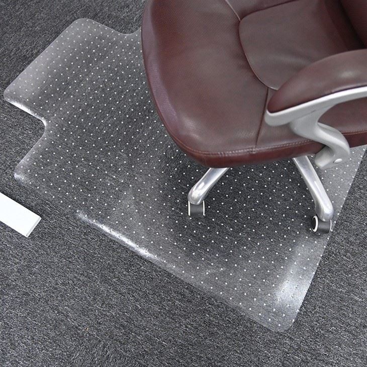 PVC Convex Floor Mat Transparent Odorless With Nails Carpet Protection Mat Non-slip Waterproof Office Pulley Chair Mat