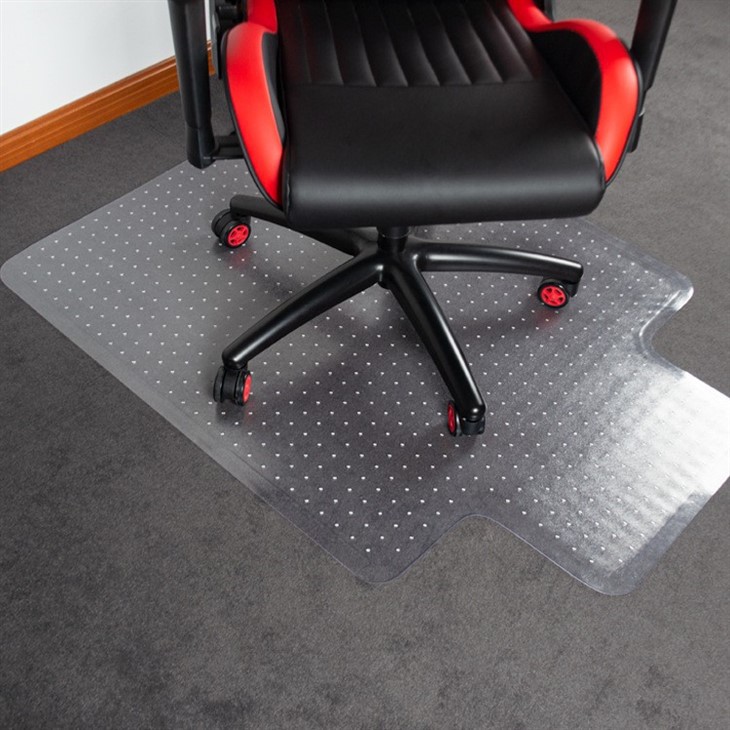PVC Convex Floor Mat Transparent Odorless With Nails Carpet Protection Mat Non-slip Waterproof Office Pulley Chair Mat